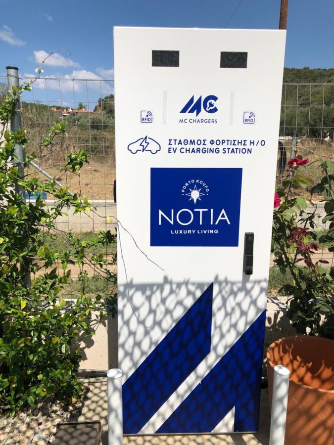 Notia Luxury Living Aparthotel Porto Koufo Luaran gambar